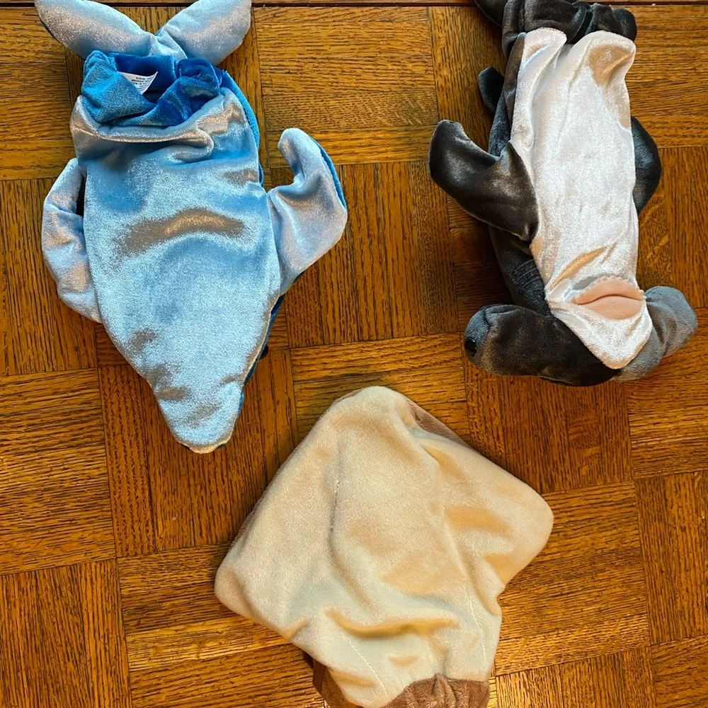 Dream Ocean Puppets Dolphin-Hammer Head Shark-Stingray 3 in the Set! 🌊🐬